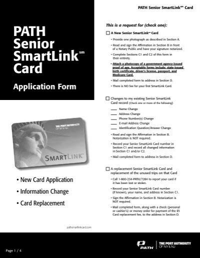 senior smart link card|path smartlink senior application.